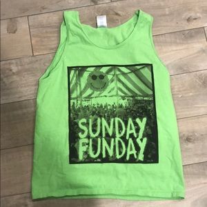 Boardy Barn Neon Tank Sunday Funday